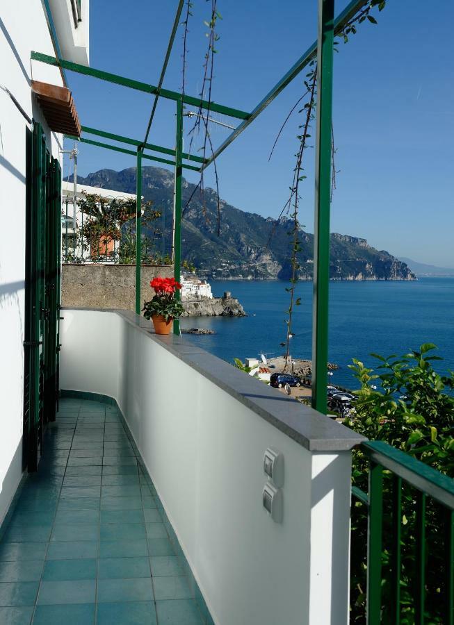 Amalfi Blue Flowers A Kültér fotó